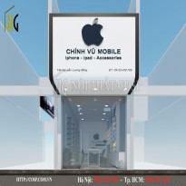 Thiết Kế Cửa Hàng Điện Thoại Di Động Chính Vũ - Anh Long 